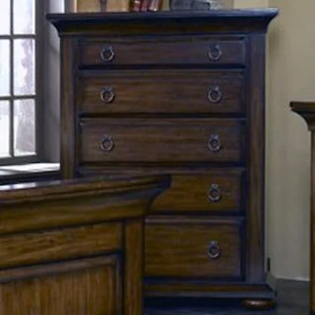 5 Drawer Chest w/ Round Pulls